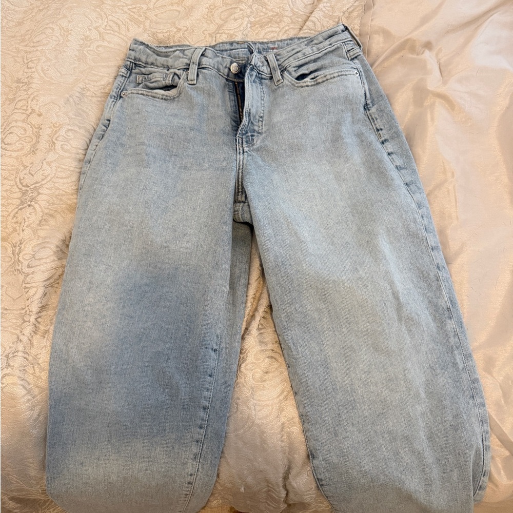 Old Navy High-Rise Curvy OG Loose Light Wash Jeans